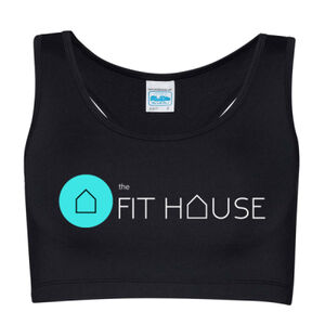 The Fit House - Girlie Sports Crop Top Thumbnail